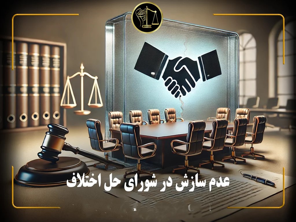 عدم سازش در شورای حل اختلاف