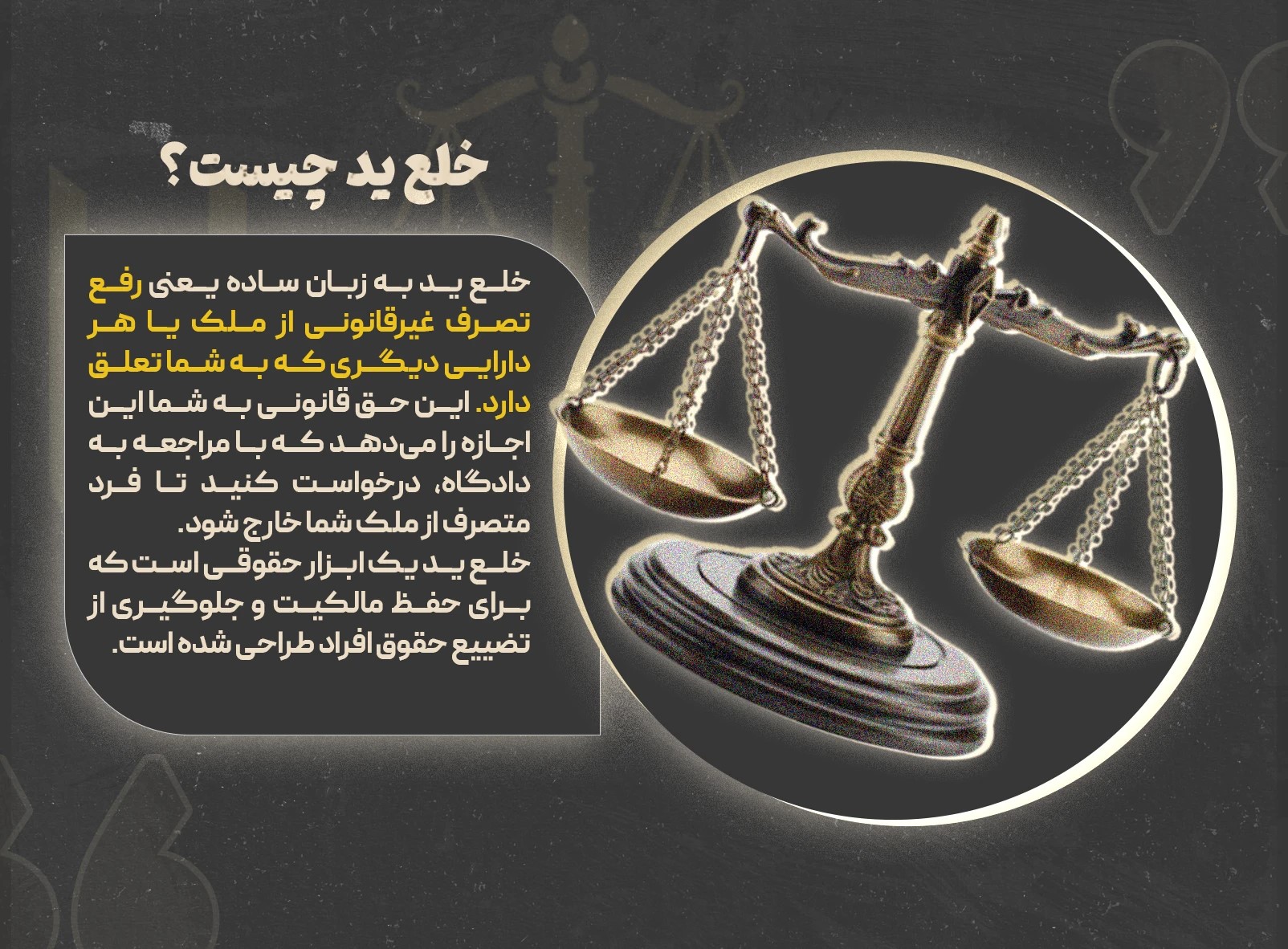 مفهوم خلع ید